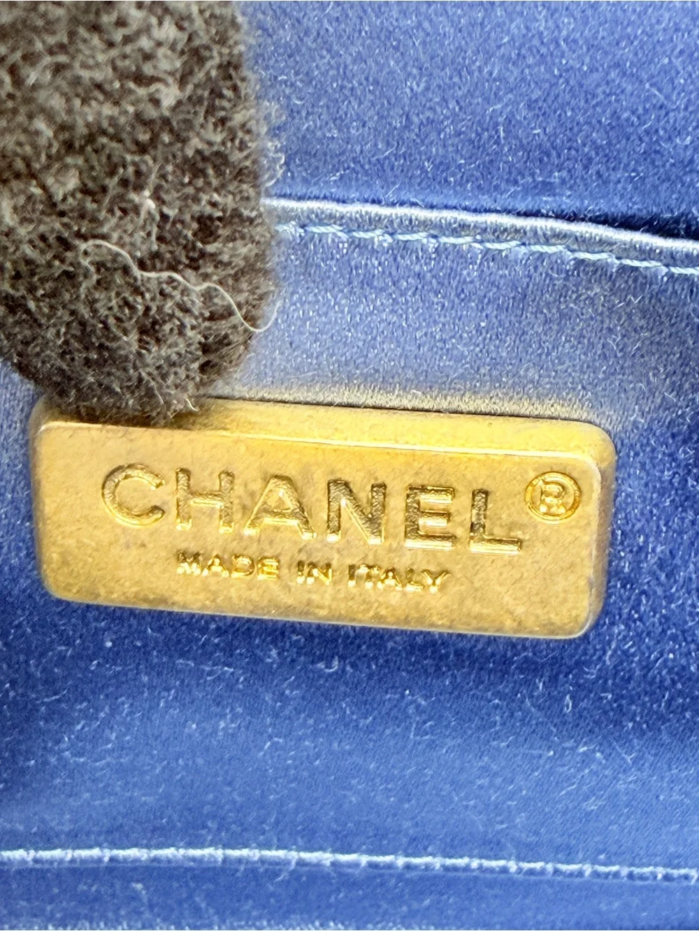 Chanel Evening by the Sea Blue Quilted Clutch Bag